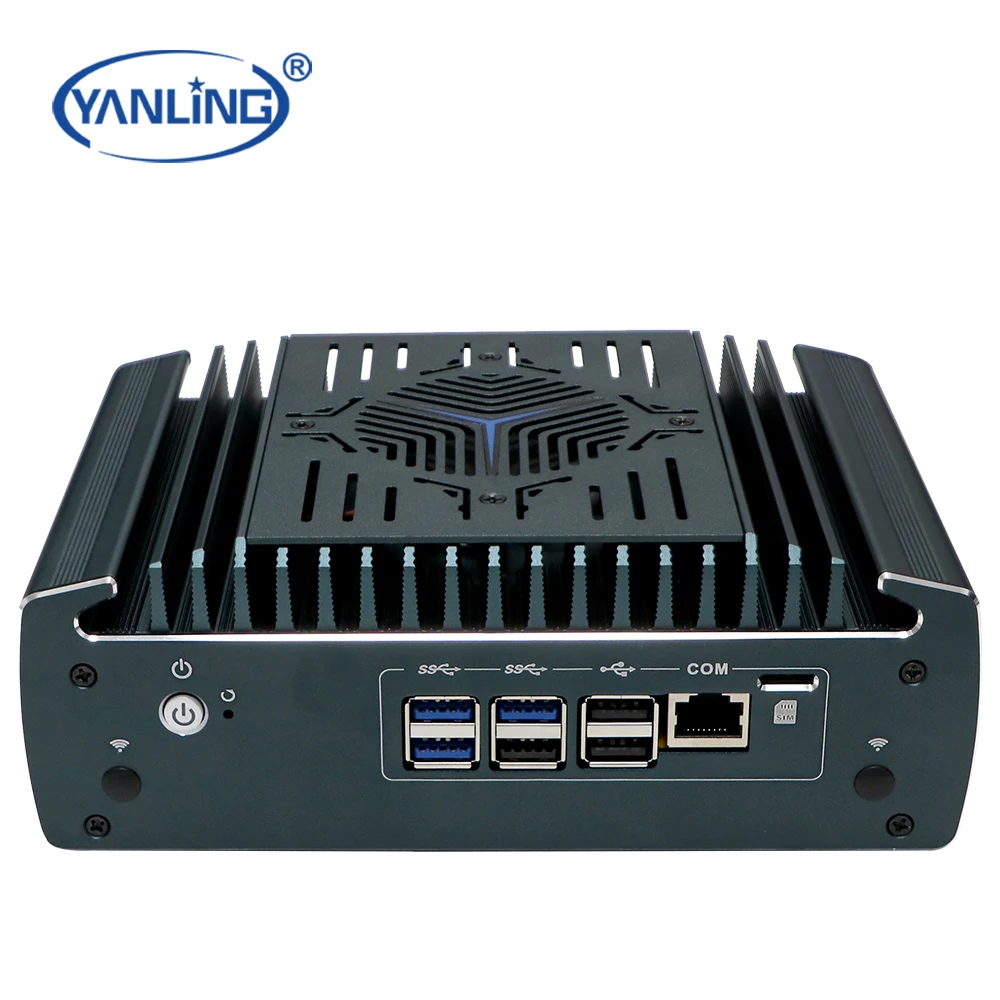 Original 12th Gen Core I5 Rugged Windows Desktop Firewall Computer With AI Camera Industrial Edge Desktop Computer In Stock