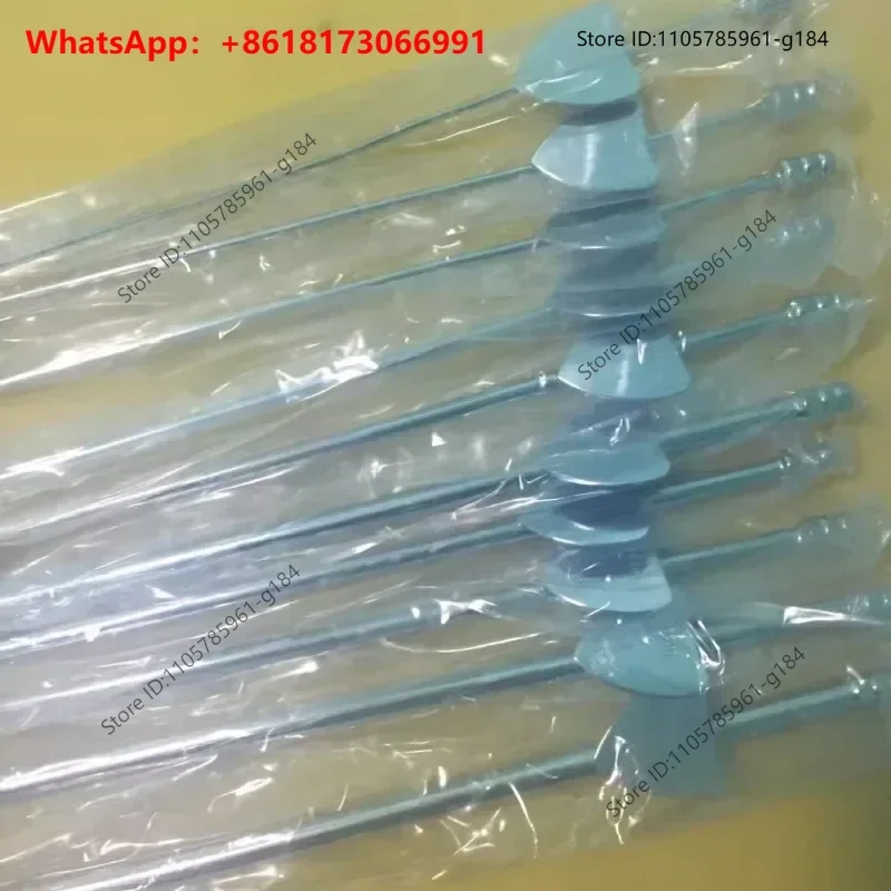 Male metal urinary catheter with a complete range of hollow urethral dilators