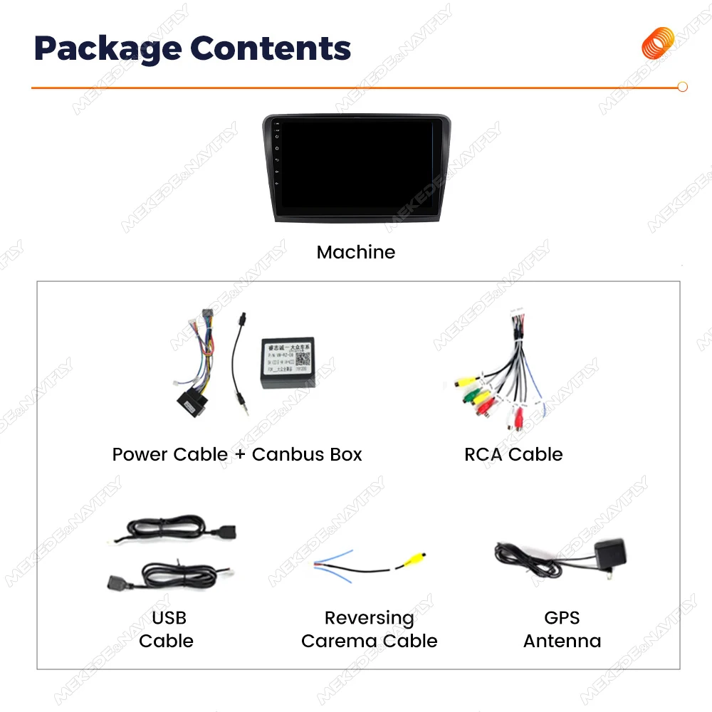 MEKEDE لسكودا سوبيرب 2 B6 2008-2015 10 ''راديو السيارة CarPlay نظام تحديد المواقع والملاحة مشغلات الوسائط المتعددة المركزية أنظمة السيارات الذكية #6