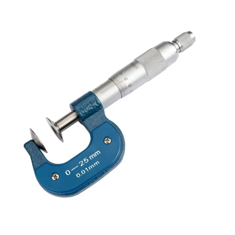 Лидер продаж Dasqua дисковый дисковый микрометр из нержавеющей стали 0,01 градуированный вращающийся измерительный инструмент