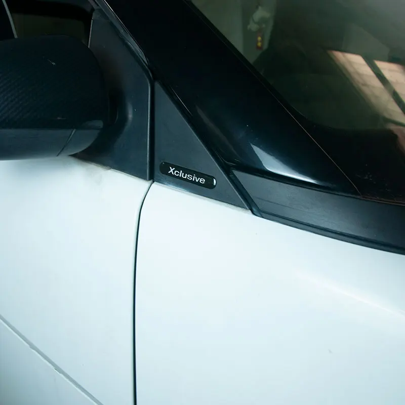 ملصقات سيارة خارجية مقاومة للماء بشعار Xclusive ثلاثية الأبعاد لسيارة Mercedes Smart 451 450 Fortwo ملحقات الديكور
