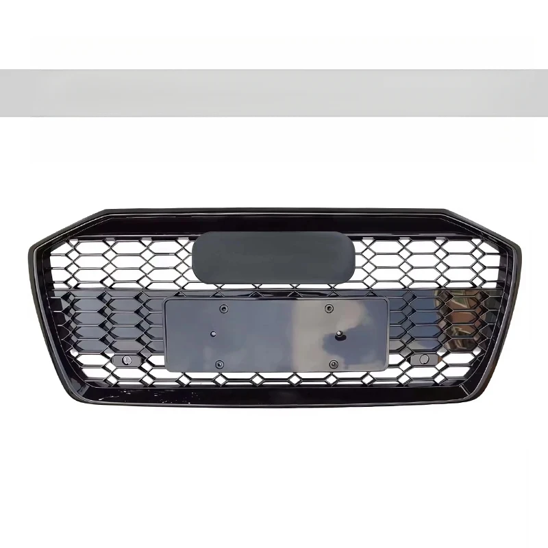 

Factory Hot Selling Honeycomb Mesh RS6 Style Front Bumper Center Grille Replacement Auto Exterior Accessory
