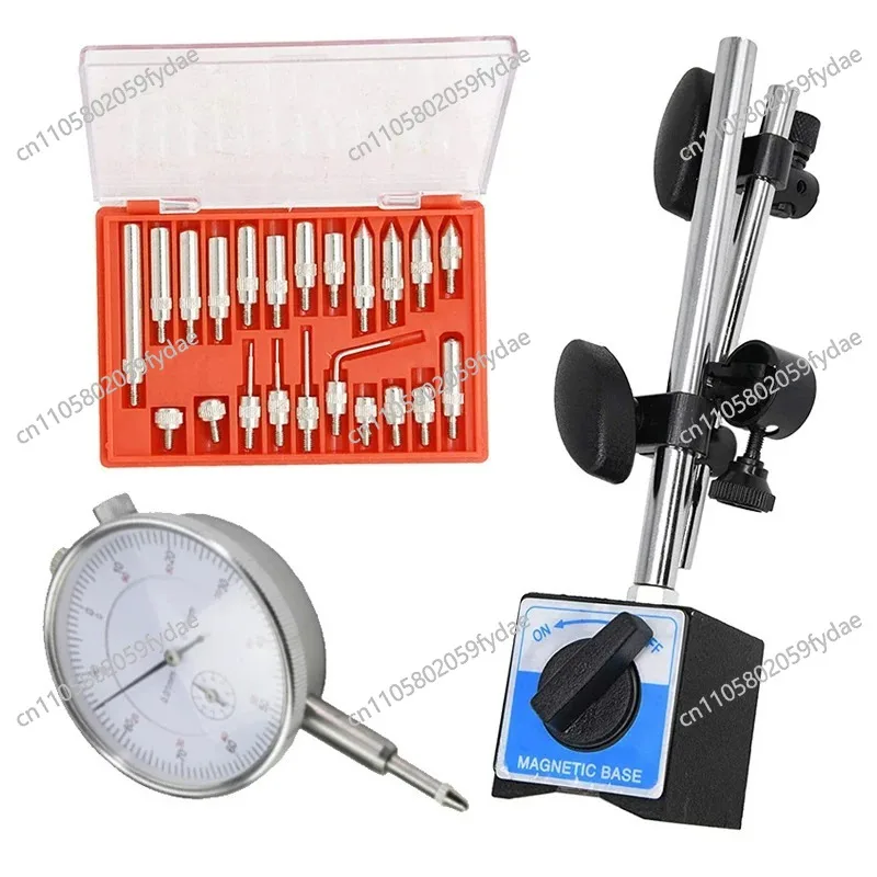 Electronic Fuel Injection Auto Repair Universal Magnetic Base with Fine-tuning Magnetic Base Set Dial Indicator Magnetic Gauge