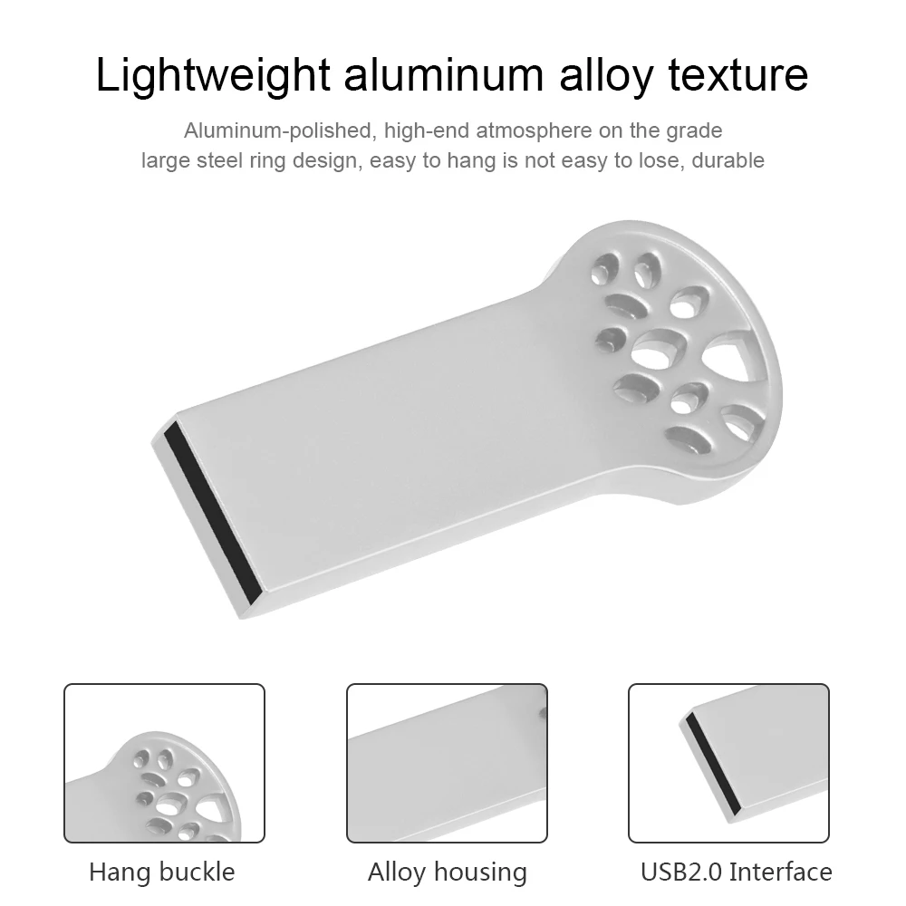 Oltre 10 pezzi Logo gratuito Simpatico USB 2.0 Pendrive Piccola zampa di gatto Chiavetta USB Personalizzabile 16 GB 32 GB 64 GB Pen Drive Gadget regalo