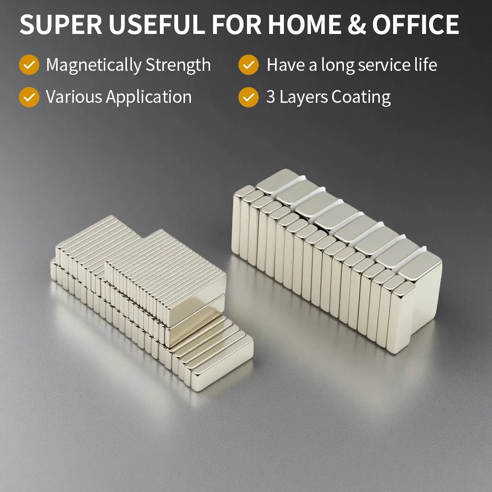 كتلة مغناطيس الثلاجة من imans لأدوات مناسبة للسبورة البيضاء للمكتب في مكان العمل المنزلي، إلخ 30X10X3 30X10X4 30X10X5 30X20X10MM