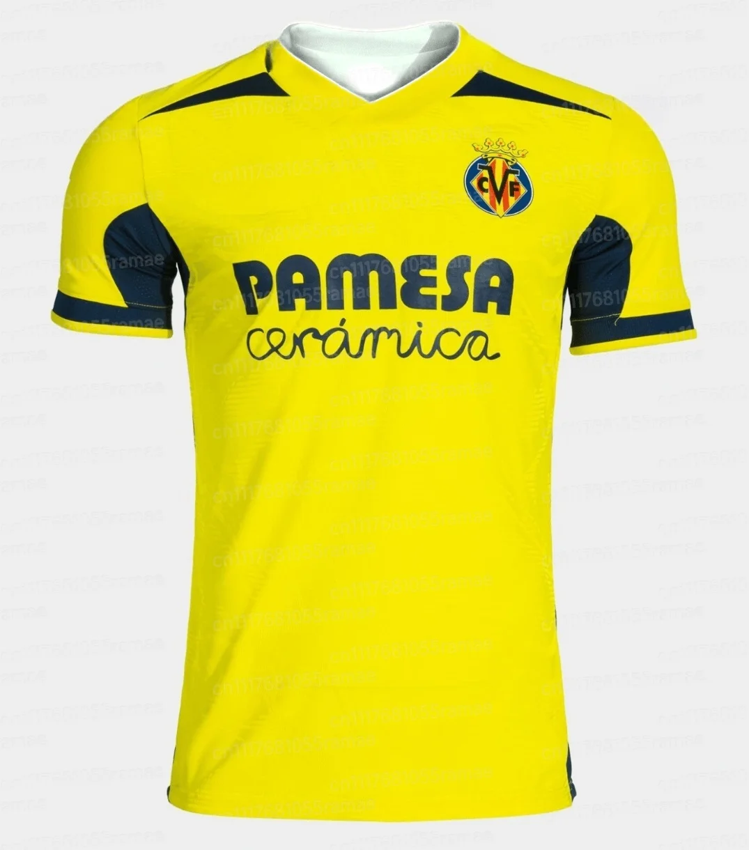 Y2K Kurzarm-Fußballtrikot für Villarreal-Fans, schnelltrocknendes Sporttrikot für Fans, Freizeitkleidung im Familienstil für den Alltag – Detail 5