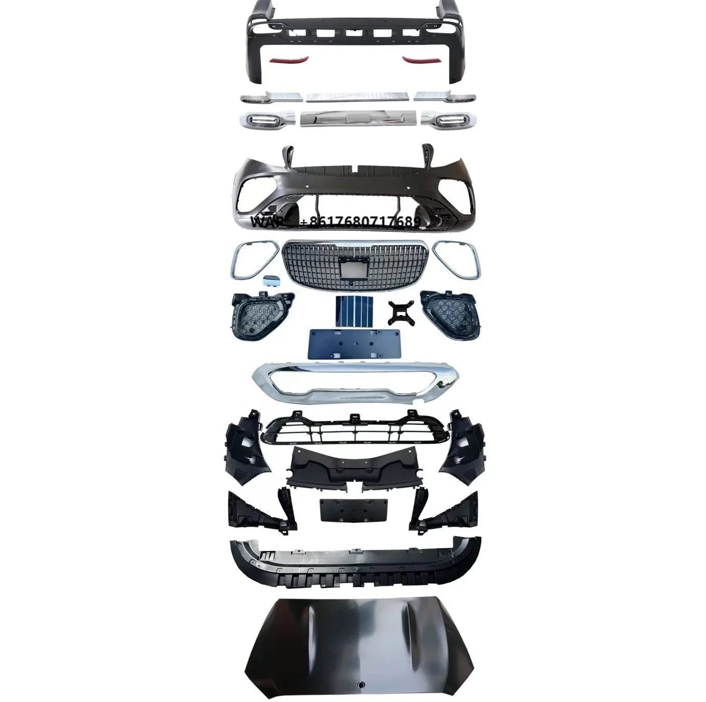 

2025 Style Full Bodykit for 2014+ V Class Metris Vito W447 W448 Upgrade to Luxury Style Body Parts