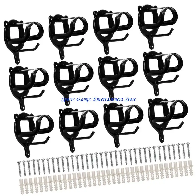 G7NF Packung mit 12 flexiblen Aufbewahrungsbefestigungen für die Wandmontagestruktur von Gear Addons – Detail 9