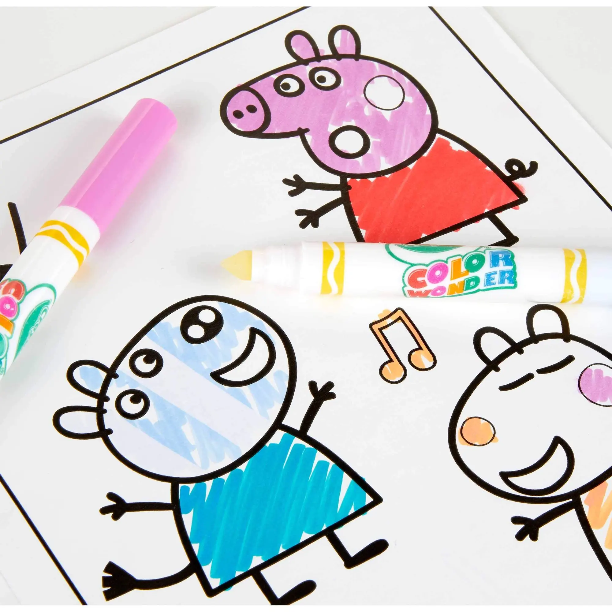 Crayola Peppa Pig Wonder Mess Free Coloring Set Book, Gift For kids