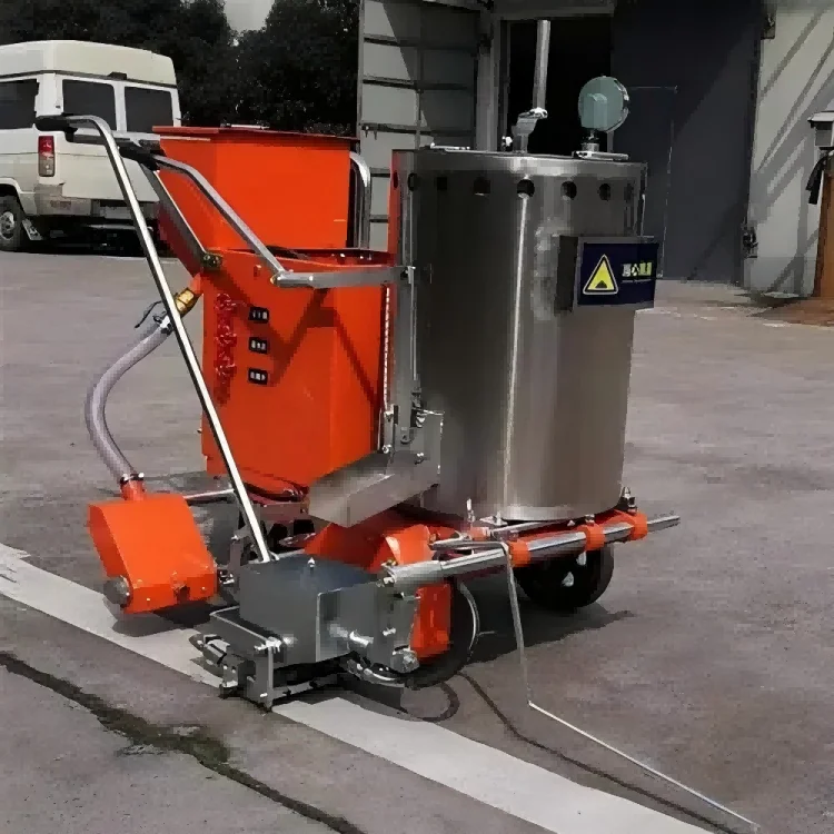 

New Road Marking Machine for Construction Automatic Cold Paint Fully Hydraulic System Engine Powered 1 Year Warranty