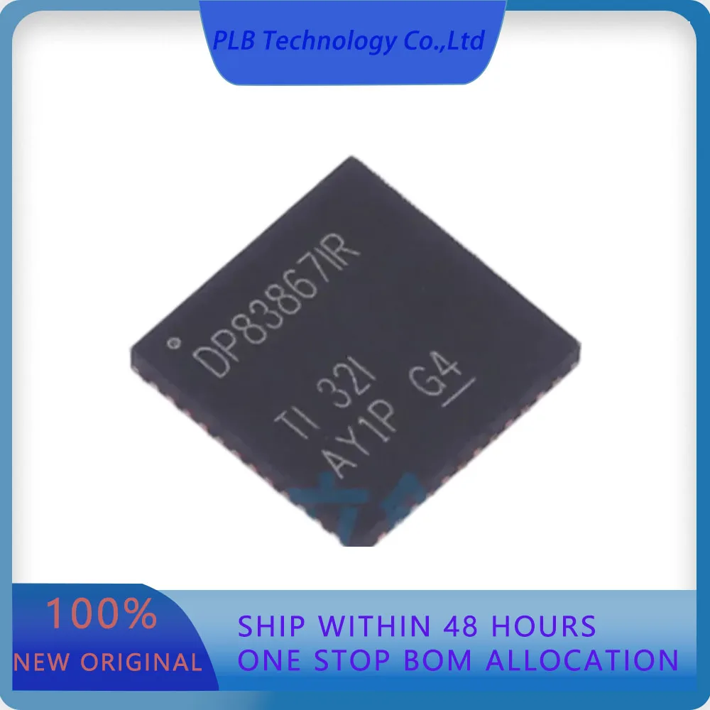 

2 шт./лот DP83867IRRGZR DP83867 VQFN-48-EP(7x7) Ethernet-трансиверы, оригинальные, в наличии