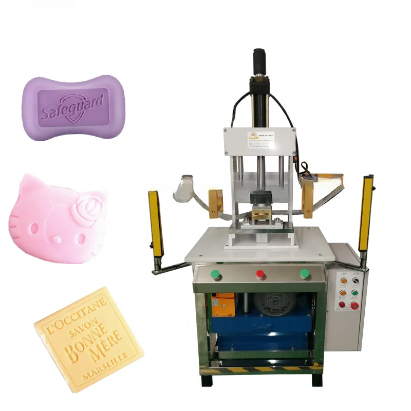 Soap logo press moulding printing machine bar bath soap molding and stamping machine soap logo printer stamper