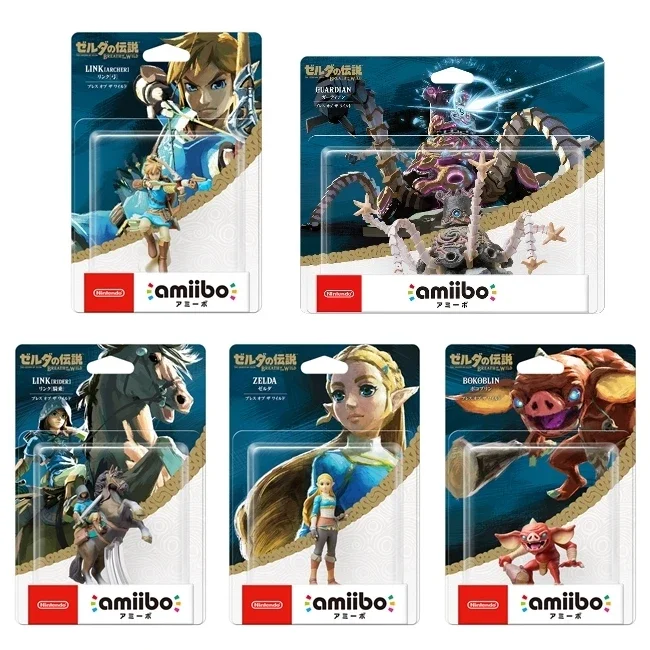 Original The Legend of Zelda Tears of The Kingdom Amiibo 8cm Link Anime Figure TotK Action Figurine Statue Model Toys Dolls Gift