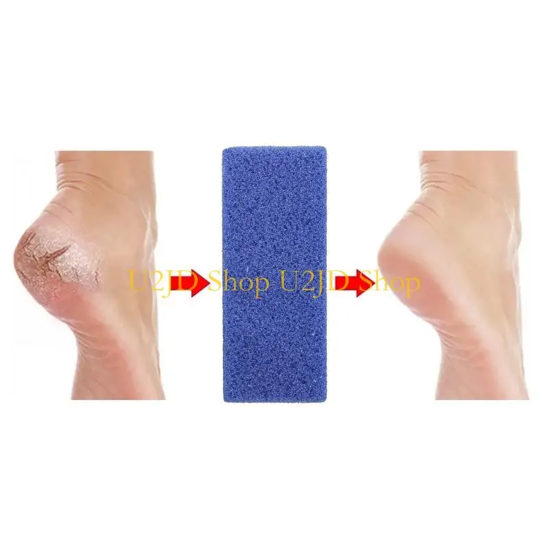 หินภูเขาไฟ U2JD เท้าสำหรับเท้า 2 ใน 1 สองด้านผิวแข็งแคลลัสน้ำยาล้างเครื่องขัดผิวเครื่องมือ exfoliator สำหรับผิวที่ตายแล้ว