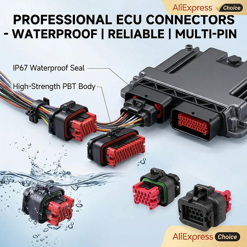

1PCS ECU Controller 14 Pin Positions AMPSEAL PCB Mount Housing Plug Header Vertical Male Connector 776228-1 770680-1