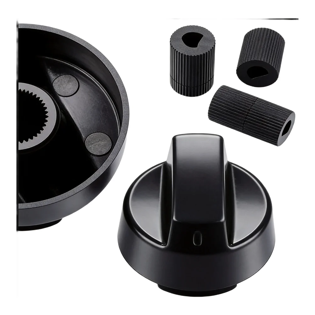 Knobs and Adapters for Stoves Ovens and RV Appliances 4 Knobs 12 Adapters Designed for Secure Mounting and Daily Use