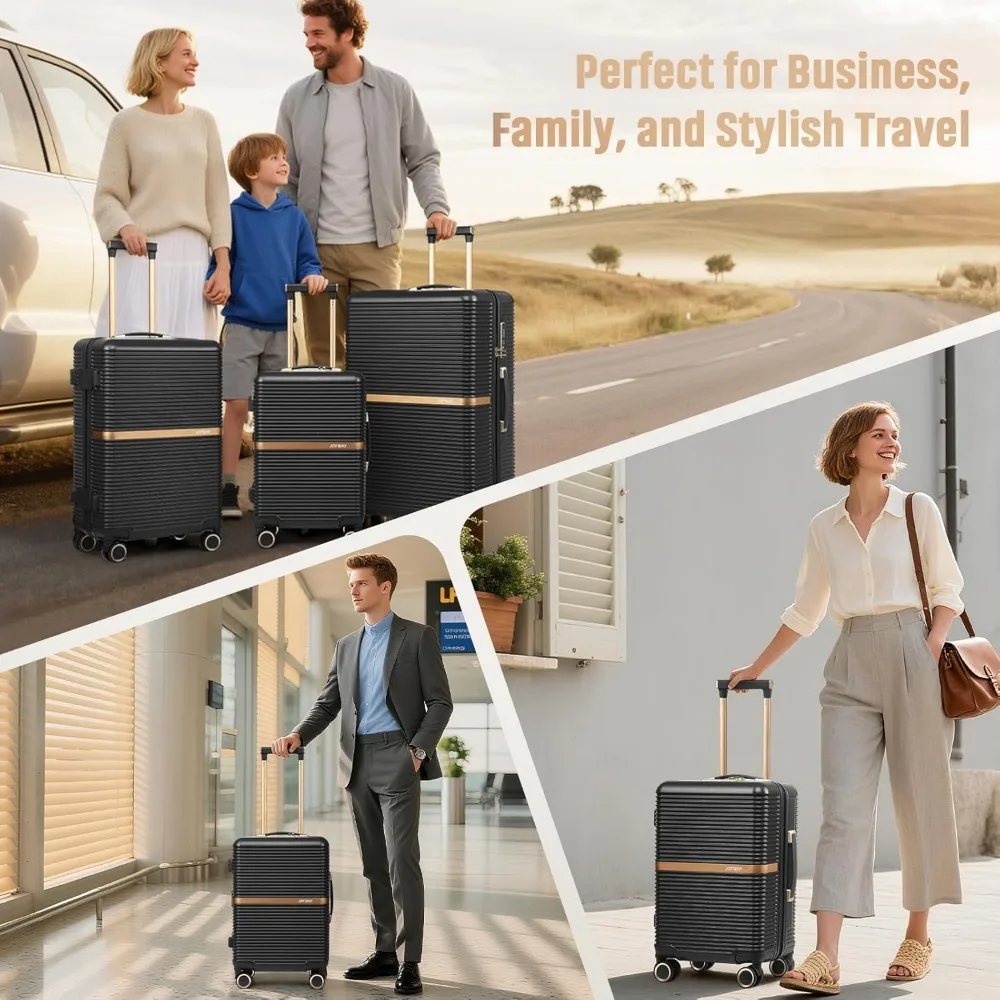 Durable ABS Hardshell 20 Inch Spinner Luggage with TSA Lock for Business and Travel Suitcase