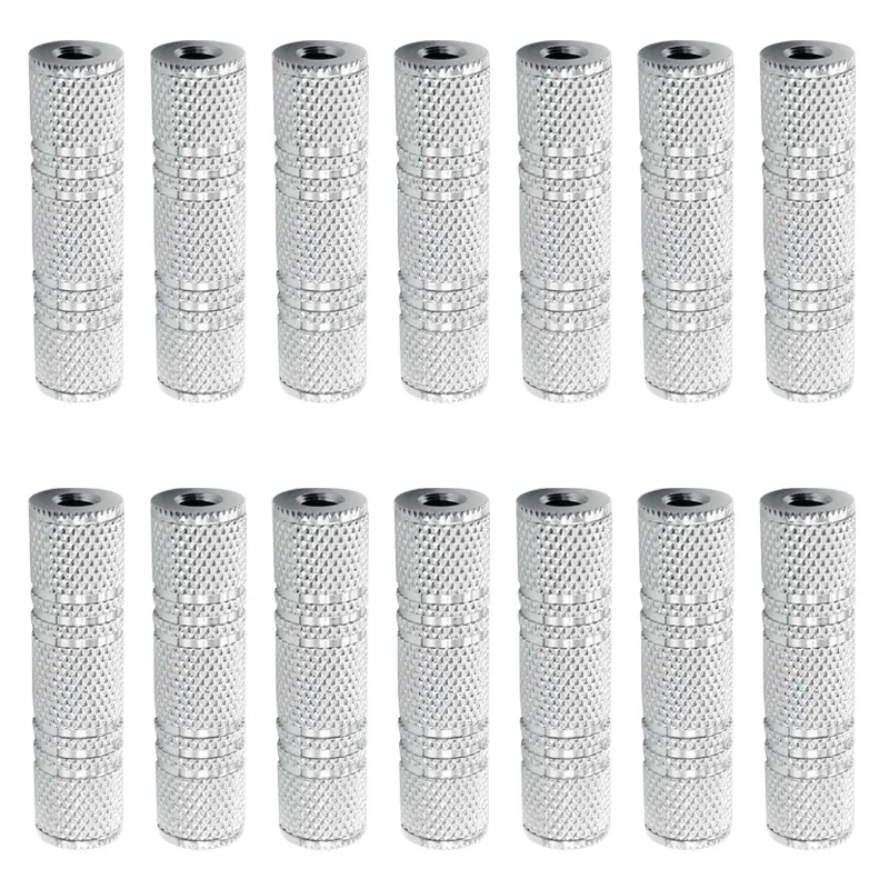 4Pcs 3.5mm Coupler Dual Jack Stereo Socket 3.5 mm Female to 3.5mm Female Jack Connectors for Audio Video Adapter