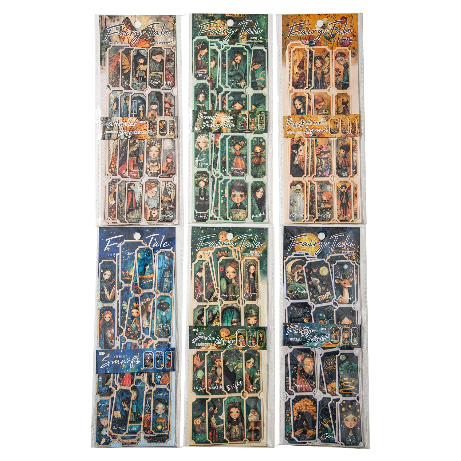 

24 компл./1 лот кавайные канцелярские наклейки сказочная коллекция дневник дневник декоративные мобильные наклейки Скрапбукинг ремесленные наклейки