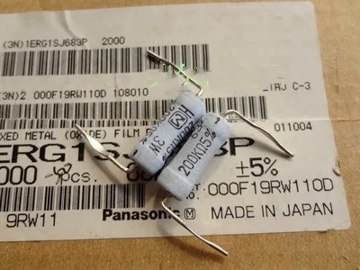 Imported Panasonic Panasonic pure copper foot fever resistor 3W200K 5% volume 5.6mm * 15mm