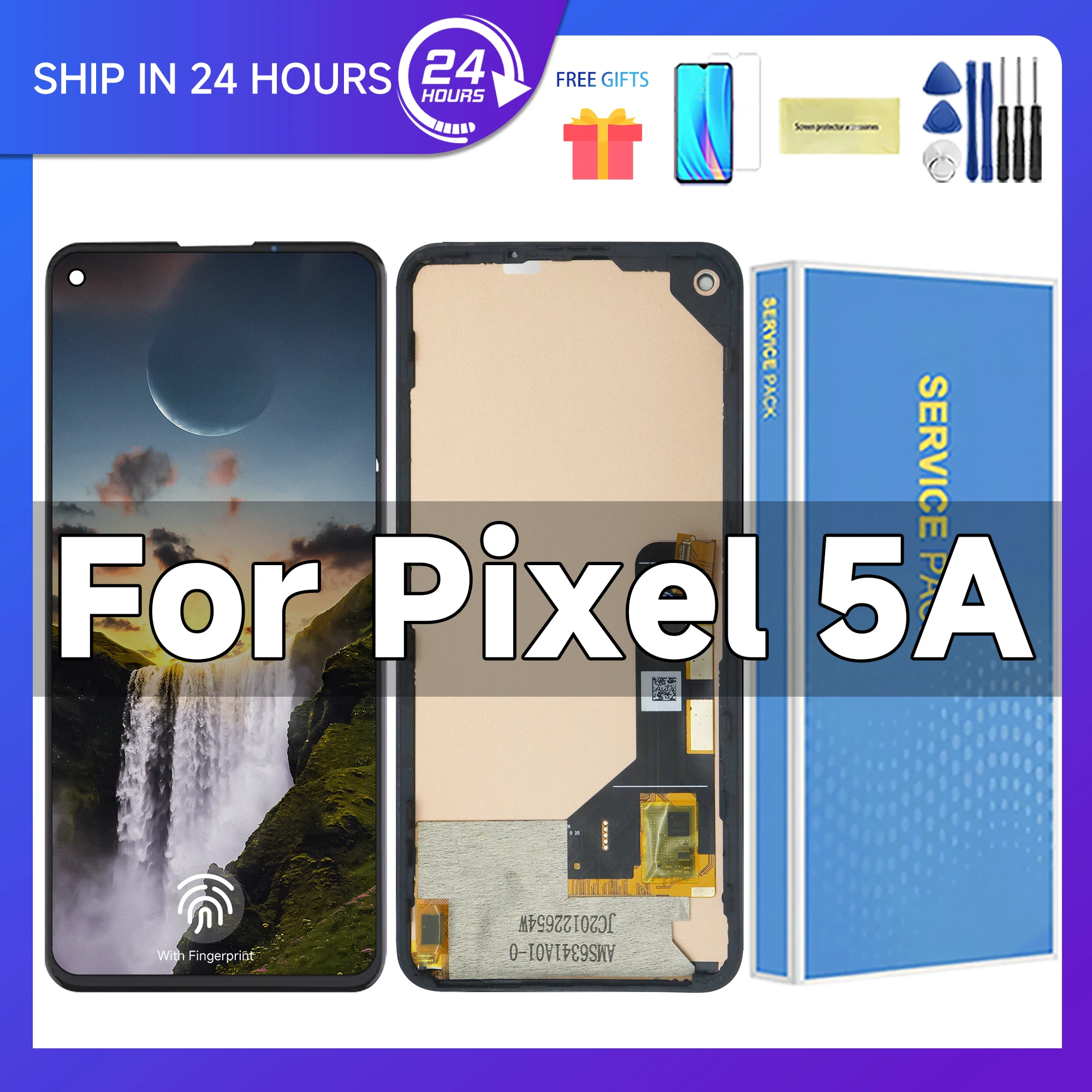 Incell Screen For Google Pixel 5A LCD Display Touch Screen Sensor Digitizer Assembly For Pixel5a Screen Replacement