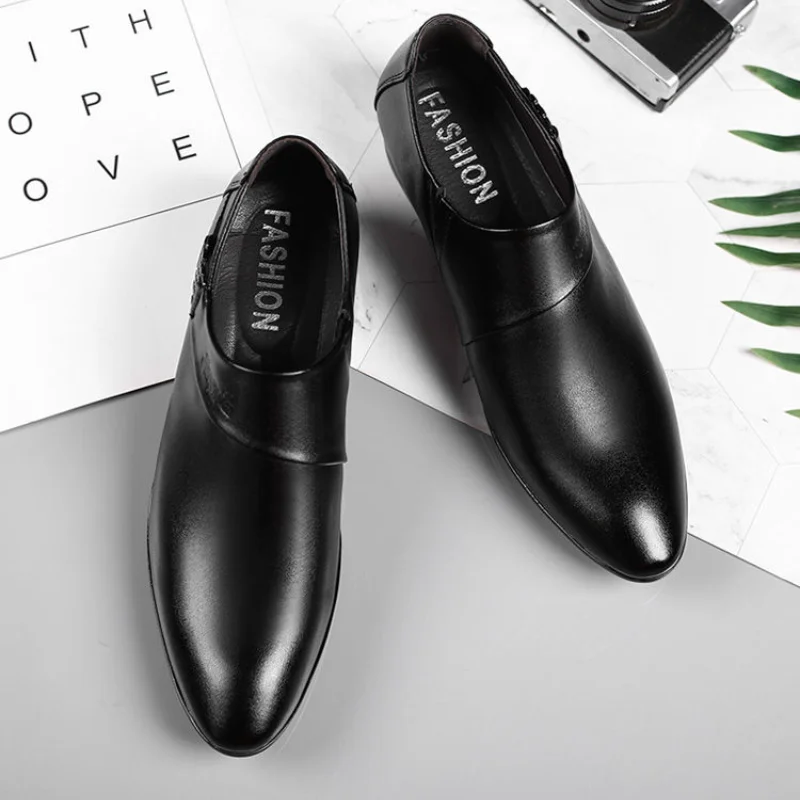 

Мужские деловые туфли с острым носком, весна-осень, мужская обувь, новинка 2024, Стильная Офисная дешевая обувь для оформления