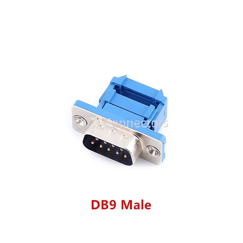 5Pcs DB9 DB15 DB25 DB37 DIDC9/DIDC15/DIDC25/DIDC37 Male Female Plug Serial Port Connector Idc Crimp Type D-SUB Rs232 Adapter