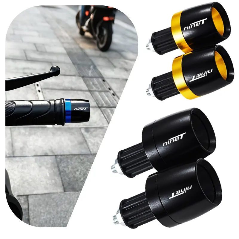 

1 Pair For BMW R NINET NINE T Motorcycle 7/8" Handlebar Grips Ends Handle Bar Universal Counterweight Cap Plug Slider Cover