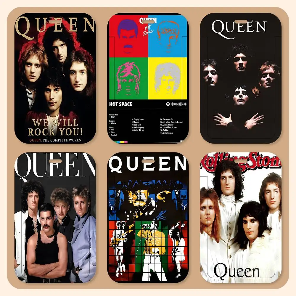 

Держатели для карт с логотипом рок-группы Q-Queen, держатели для студенческих удостоверений, держатели для карт на шею, держатели для карт контроля доступа