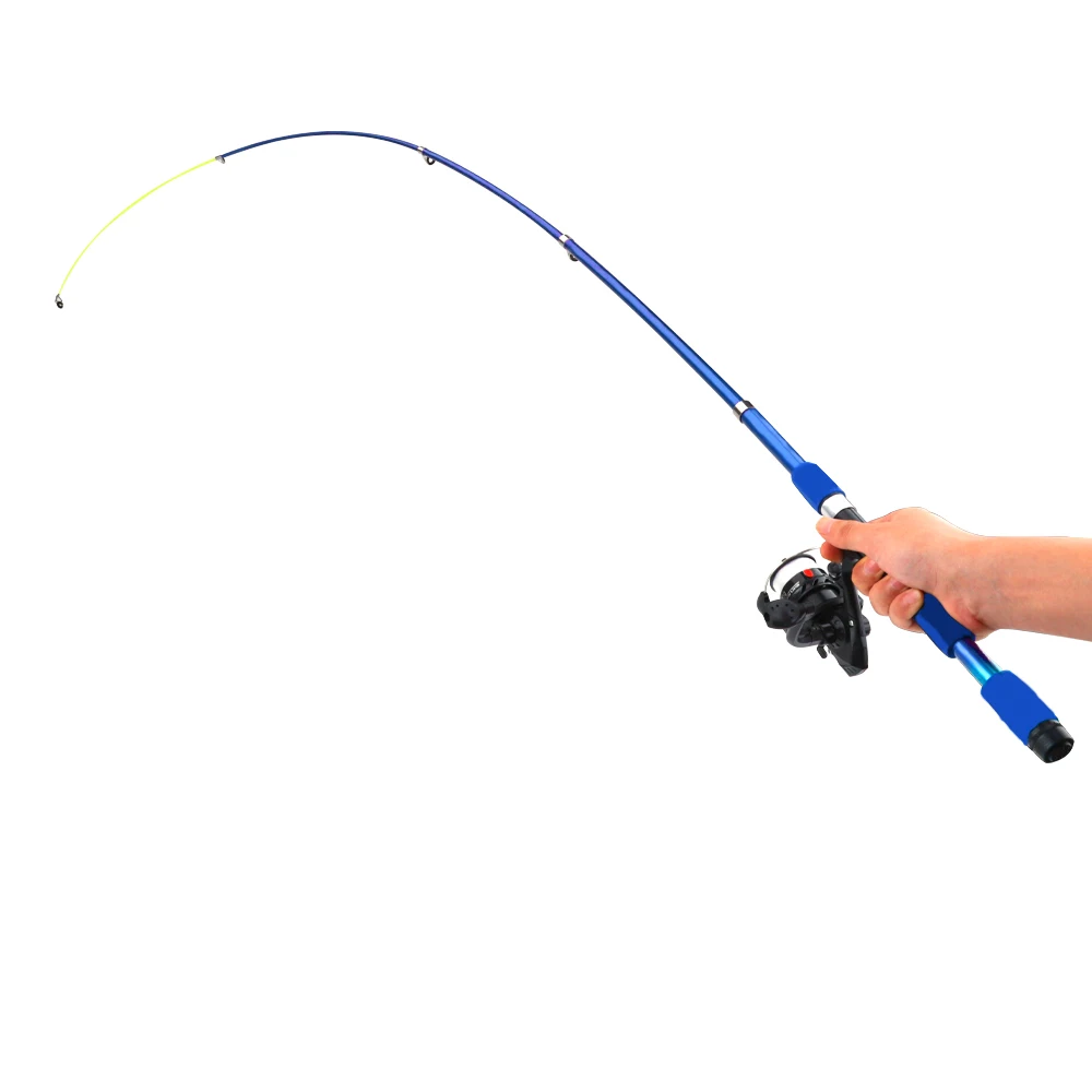 FTK 1.8/2.1m Teleskopowy kołowrotek wędkarski Kompletny zestaw Wędka z włókna węglowego Kołowrotek spinningowy Torba wędkarska Zestaw sprzętu Pesca — zdjęcie 7