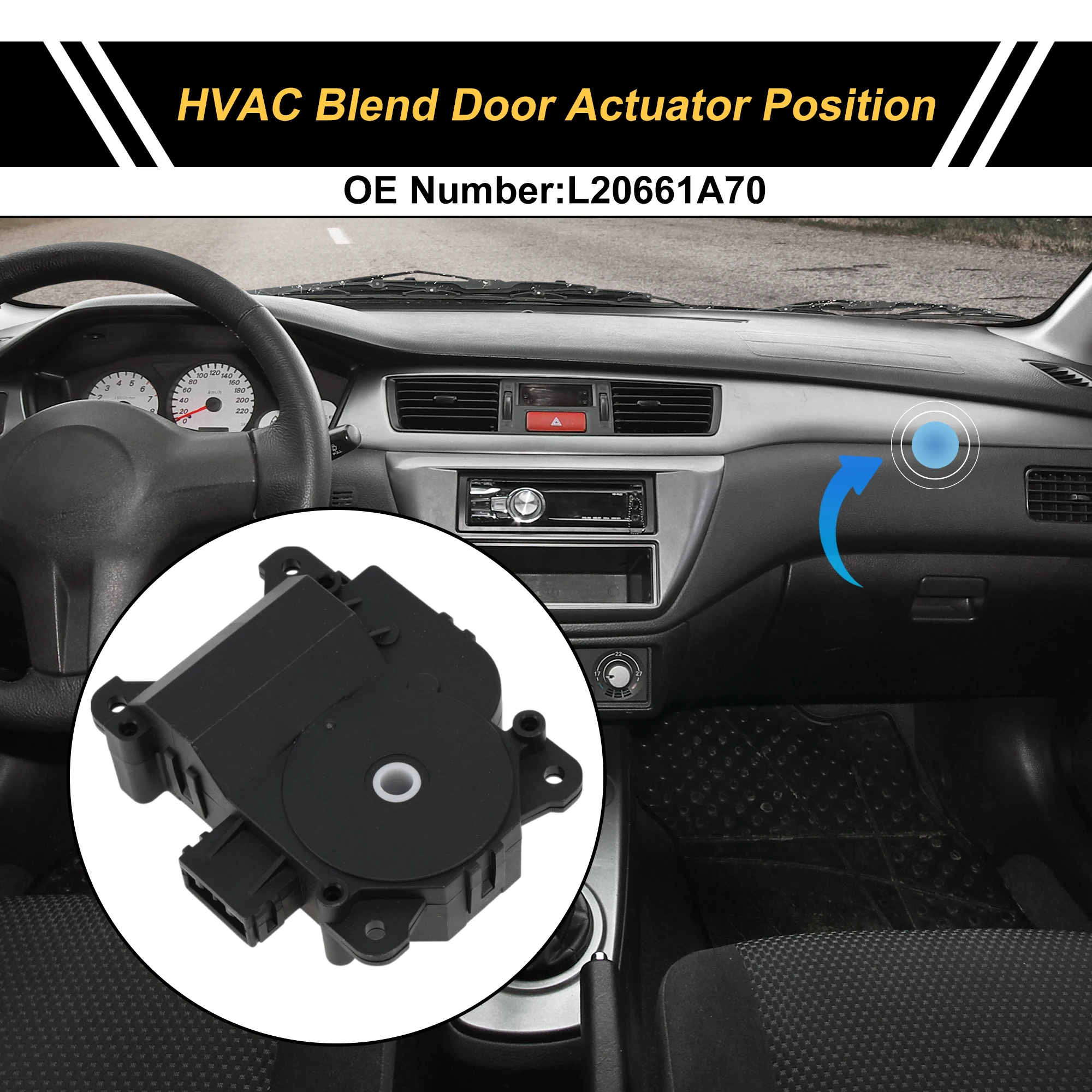 

Привод двери смеси обогревателя UXCELL HVAC для Mazda Cx-9 2006-2007, номер L20661A70