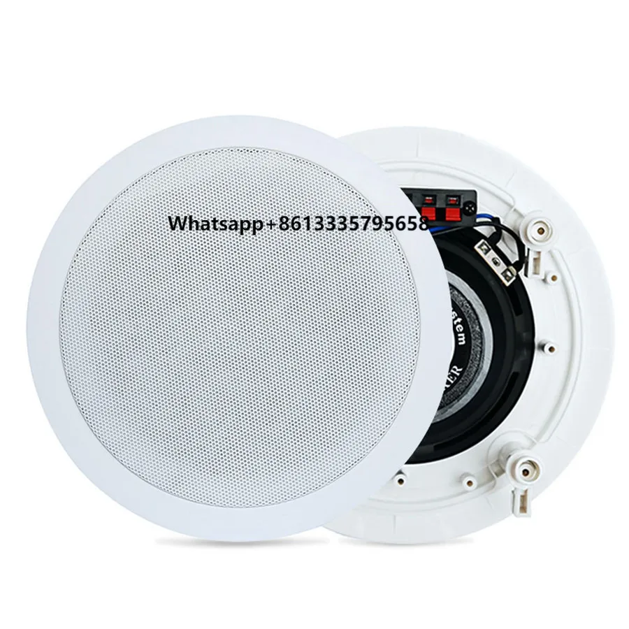 

Professional 8-Inch 4*60W 8Ohm Hi-Fi Coaxial Audio PA System Sound Ceiling Speaker Economical Mini Mosque Sound System Plastic