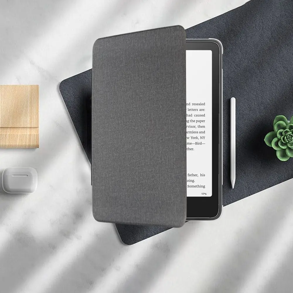 Auto Wake/Sleep Smart Case Custodia morbida per e-reader resistente all'usura per Kindle Paperwhite 12a generazione 7 pollici 2024 Colorsoft