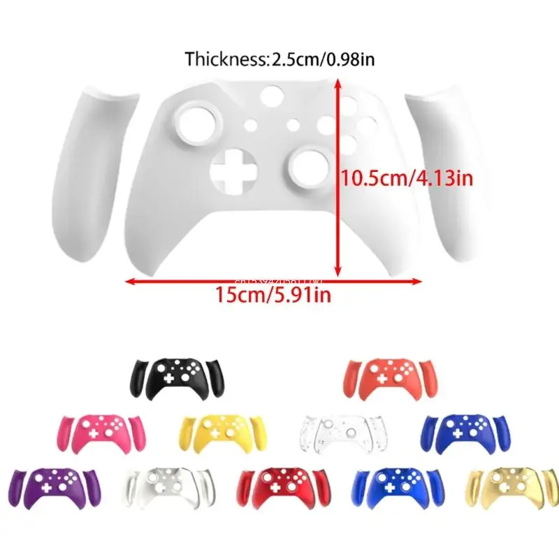 Gusci per controller console gioco sottile Rivitalizza tuo controller Cover con motivo Cover anteriore alloggiamento