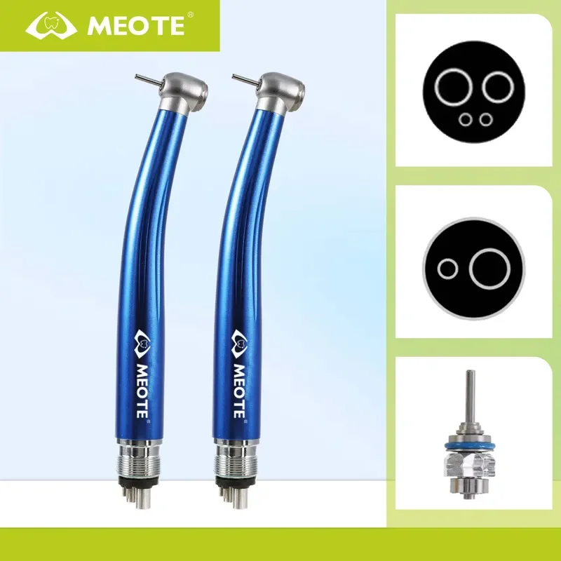Hot Sale Professional N-sk Style High Speed Handpiece Kit Air Turbine Push Button 4 Holes 2 Holes Set Triple Water