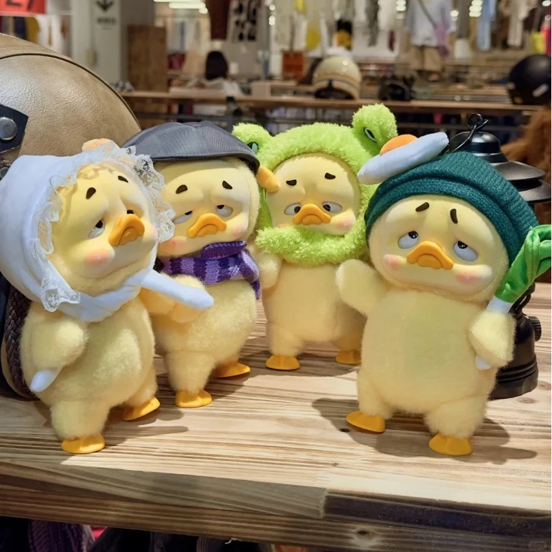Genuine Upset Duck Work Upsets Me Blind Box Hard Working Duck Mystery Box Halloween Gift Troublesome Duck Action Figure Toys