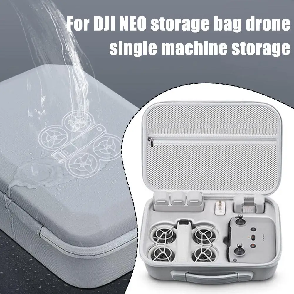 Portable Carrying Case Drone Hard PU Travel Storage Shockproof Protector Bag Accessories Case 2024 Waterproof N1G9
