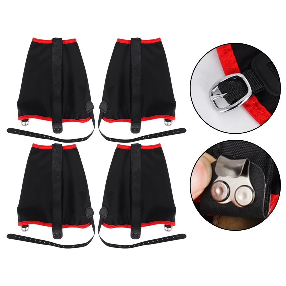 1/2 пары велосипедных бахил, нейлоновые, высокоэластичные, водонепроницаемые, для защиты от песка, насекомых, гетры, чехол для пешего туризма, альпинизма, детали