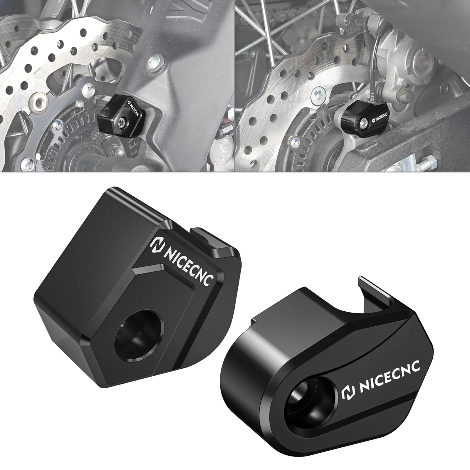 Motorrad Vorne/Hinten ABS Sensor Schutz Schutz Abdeckung für Yamaha Tenere 700/Rally Edition XTZ700 2019 2020 2021 2022 2023 2024