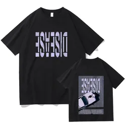 레이디 가가 새로운 단일 질병 티셔츠 새로운 그래픽 인쇄 코튼 탑 여성 남성 크리 에이 티브 디자인 티셔츠 패션 반팔 티셔츠