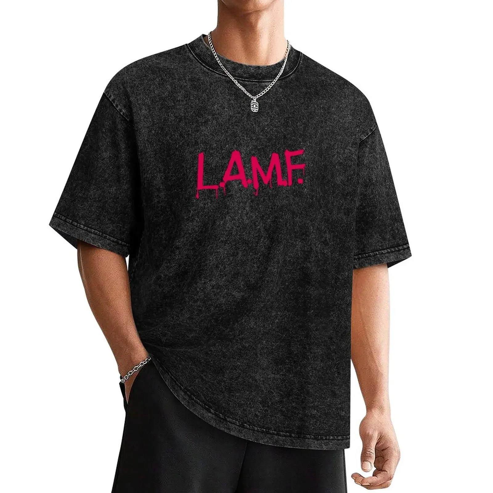 L.A.M.F. T-Shirt custom t shirt summer tops big and tall t shirts for men