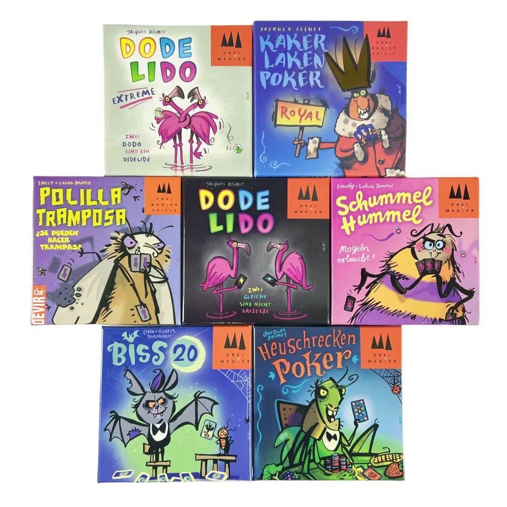 Polilla Tramposa Mogel Motte Kaker Laken Poker Royal Card Game Devir-game Moth Cheate Board Game Deck