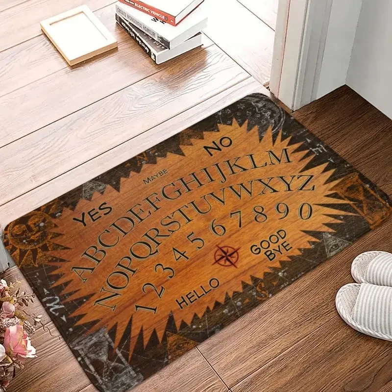 Ouija Board Witchcraft Floor Door Bath Kitchen Mat Indoor Divination Halloween Occult Doormat Living Room Entrance Carpet Rug