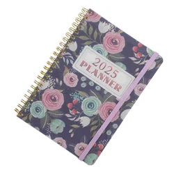 Schedule Book 2025 Weekly Calendar Spiral Appointment Planner Daily Planning Notepad Notebook Agenda Work