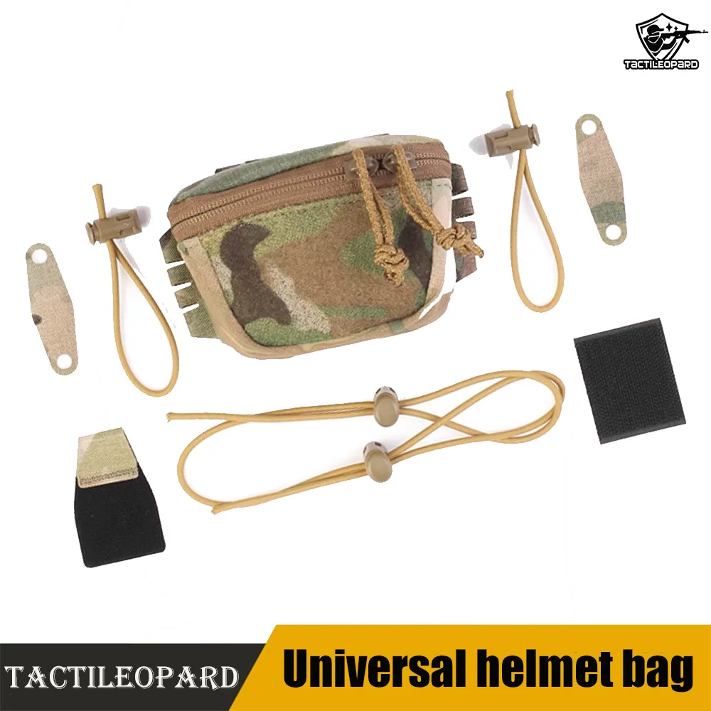 

Tactical Brain Battery Pouch SC Style Universal Helmet Rear Bag NVG Counterweight Equipment Hunting Gear Airsoft Training ﻿