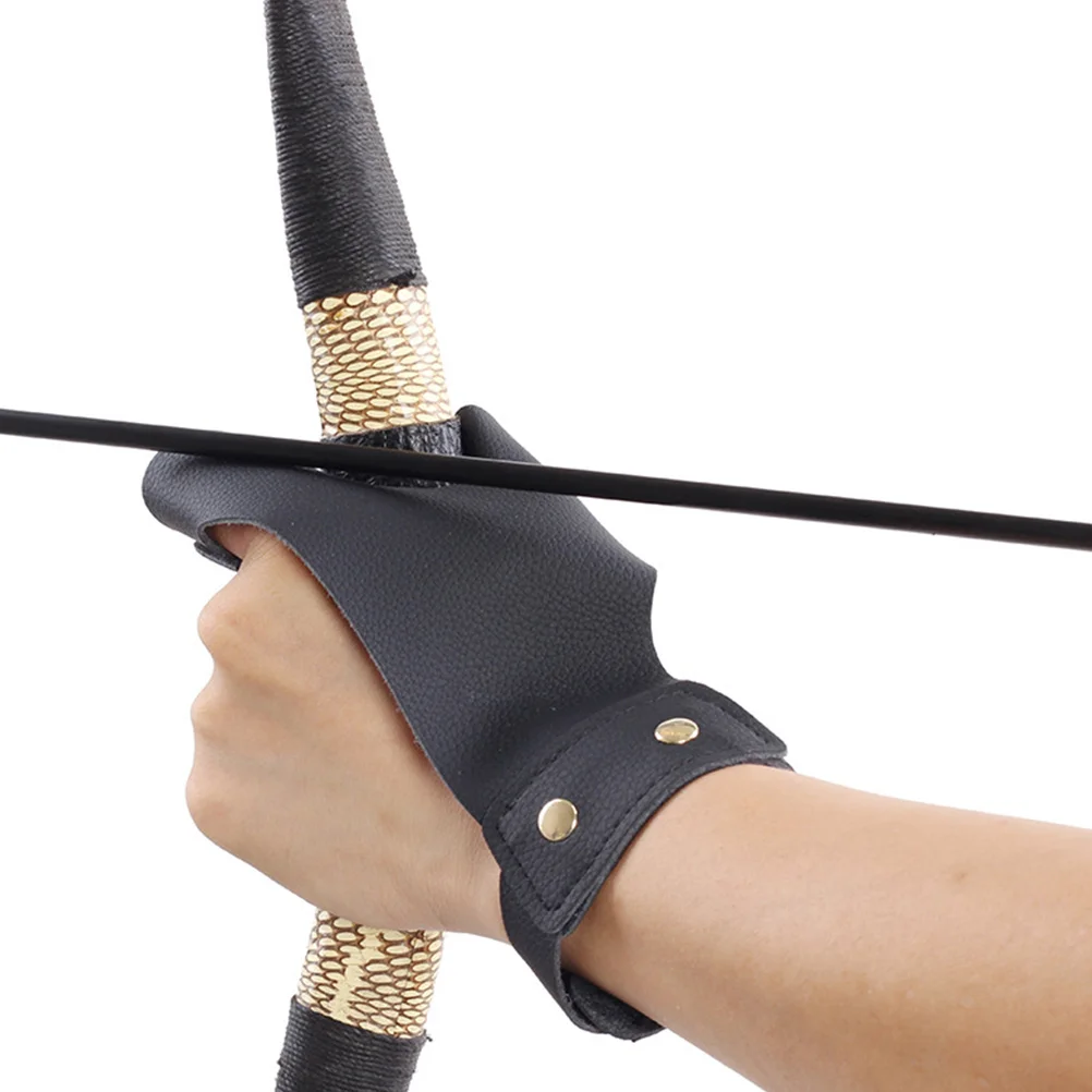 

1 set 1 Set Professional Archery Hand Protector Wear-Resistant Thumb Ring Portable Bow Accessory For Shooting Hunting Hand Guard