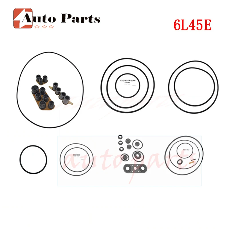 6L45E 6L45R 6L50E  Auto Parts Transmission Sealing Ring Oil Sealing Ring Repair Kit  for GM Cadillac Gearbox Rebuild Kit