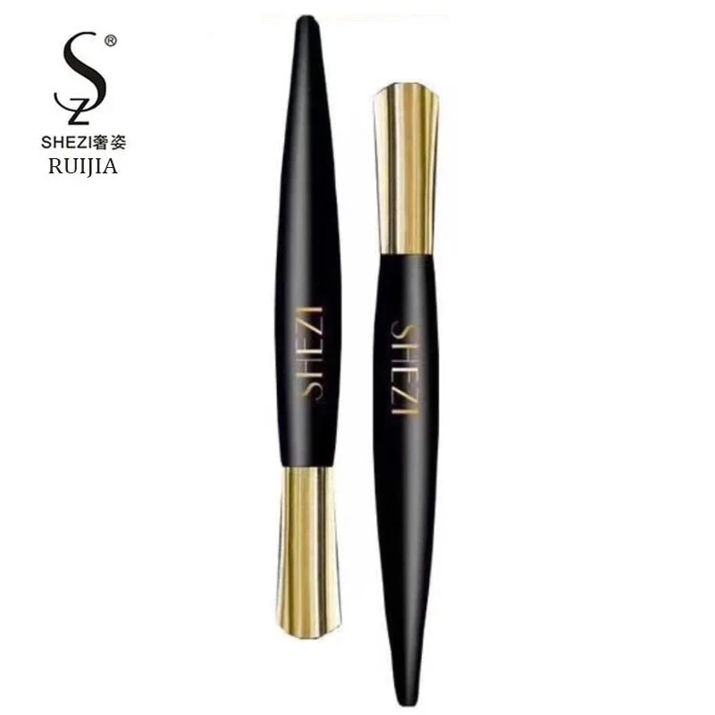 

Shezi Ruijia Black Liquid Eyeliner Pen Waterproof Long Lasting Makeup Smooth Quick-dry Gold Eye Liner Pencil goddess cosmetics