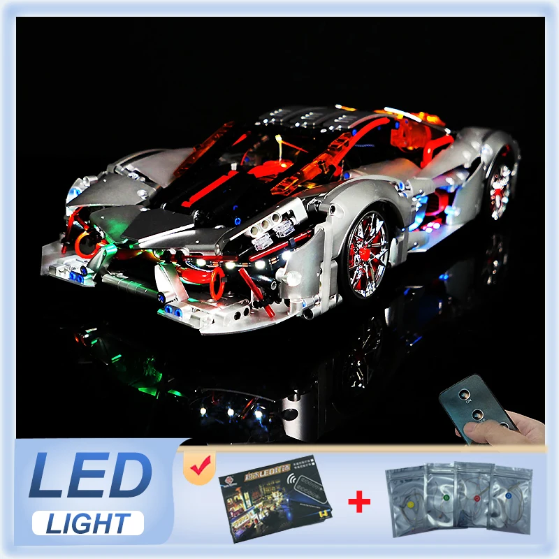 DIY RC LED Light Kit For LEGO  Technical Sports Car   (Only LED Light,Without Blocks Model)