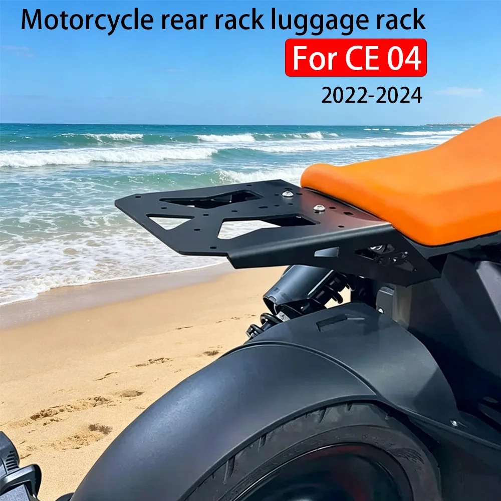 For BMW CE-04 2022-2024 CE04 CE 04 Modification Parts Luggage Board Extension Rack Luggage Rack Rear Steel Luggage Rack